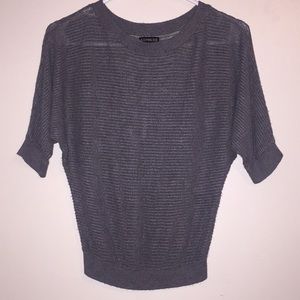 Knitted short sleeve top